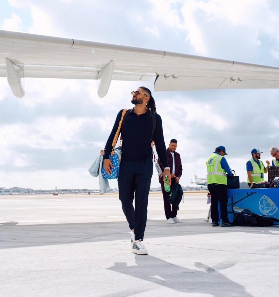 La selección dominicana llega al país